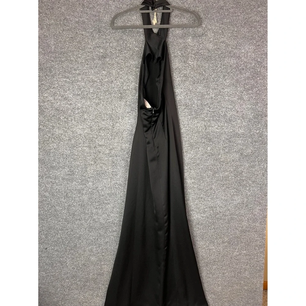 BHLDN Ruby Twist Halter maxi Gown Dress Size 4 Sleeveless Formal Evening Wedding